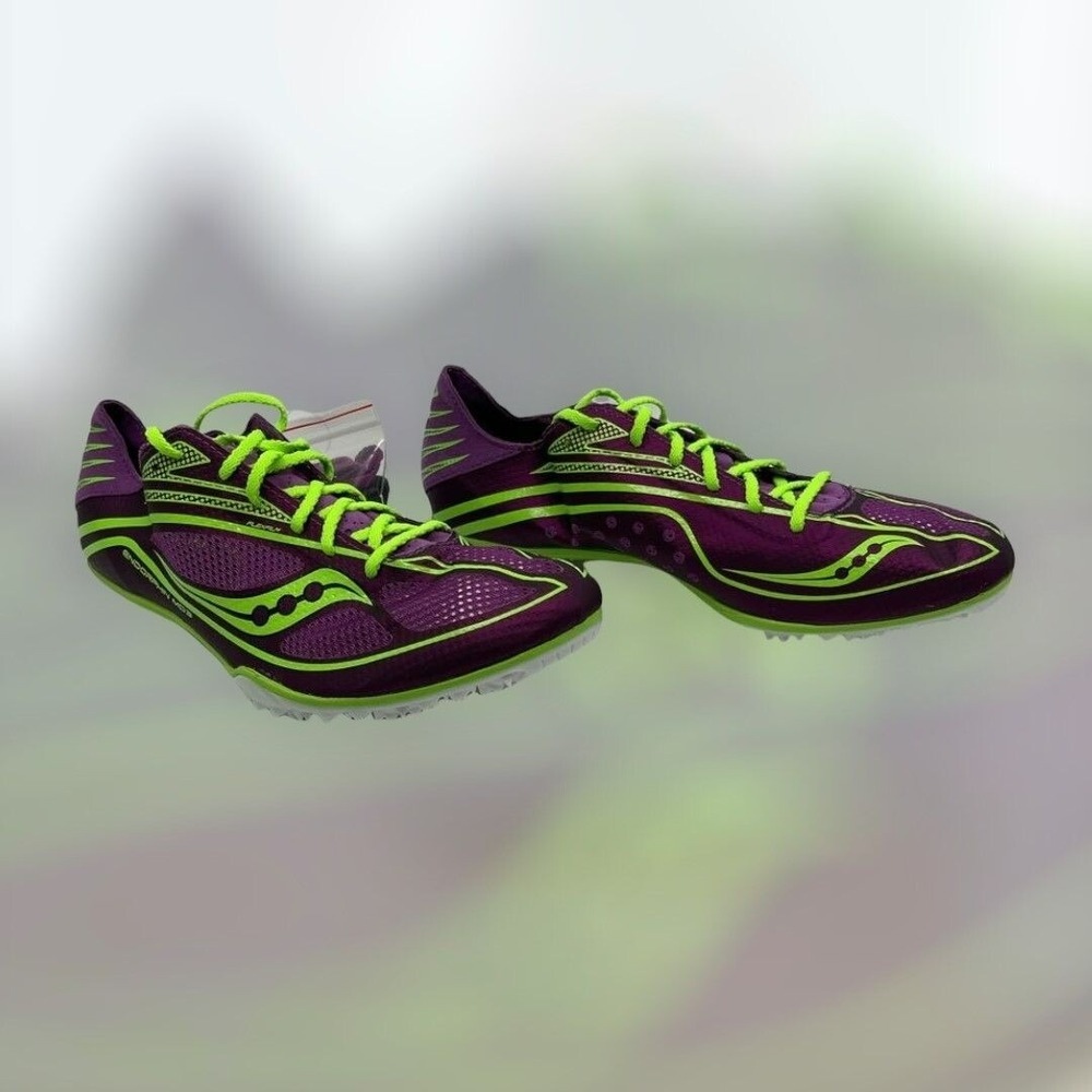 Saucony Women's Endorphin MD3 Running Shoes Multicolor 10145-4 Spikes‎ 11.5M New